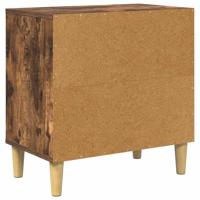 Kattenhuis Gerookt eiken 51 x 30 x 52 cm Bewerkt hout - thumbnail