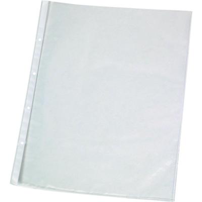 Q-CONNECT geperforeerde showtas A4 11-gaatsperforatie glashelder 50 micron pak van 25 stuks