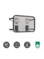 Home sweet home weave wandlamp 2L zwart - thumbnail