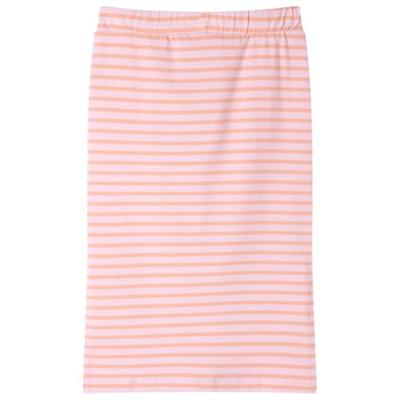 Kinderrokje recht met strepen 104 roze