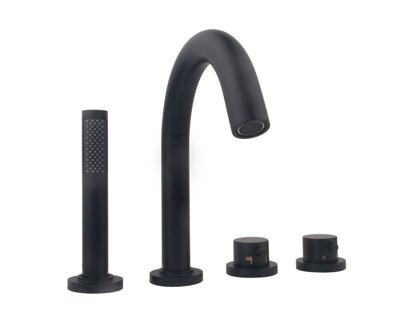 Wiesbaden Badrandkraan Caral 4-gats Thermostatisch Afbouwset Mat Zwart - Badrandkraan Caral 4-gats Thermostatisch Afbouwset Zwart Wiesbaden Badrandkraan Caral 4-gats Thermostatisch Afbouwset Mat Zwart - Badrandkraan Caral 4-gats Thermostatisch Afbouwset Zwart