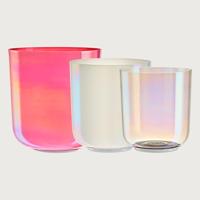 Meinl Sonic Energy Essence Crystal Singing Bowl klankschalen set (E4, B3, G3) - thumbnail