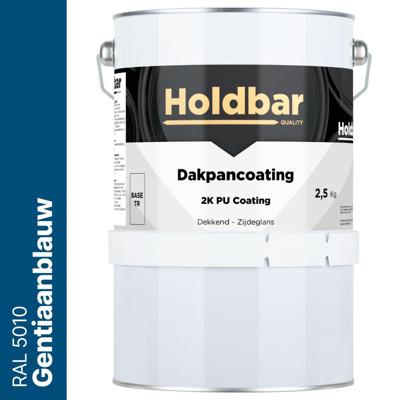 Holdbar Dakpancoating Gentiaanblauw (RAL 5010) 2,5 Kg