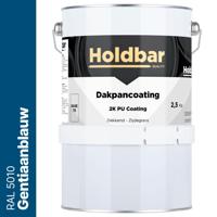 Holdbar Dakpancoating Gentiaanblauw (RAL 5010) 2,5 Kg - thumbnail