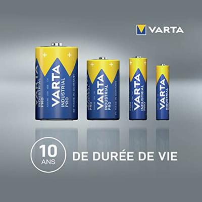 VARTA 04020 211 111 Industrial Batterij D Mono Alkaline Batterijen LR20 - Verpakking met 20 stuks, Made in Germany