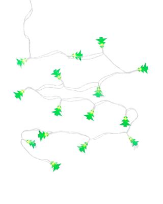 HEMA Lichtsnoer 2.5 met 15 LED kerstbomen voor binnen (wit)