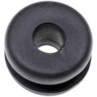 TRU COMPONENTS TC-10820704 Kabeldoorvoering Montagegat: 8 mm Klem-Ø (max.): 4 mm Plaatdikte (max.): 1 mm PVC Zwart 1000 stuk(s) - thumbnail