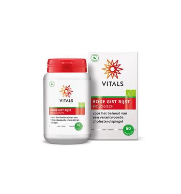 Vitals Rode Gist Rijst Extra Sterk Bio (60ca)