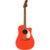 Fender California Standard Redondo CE Fiesta Red elektrisch-akoestische westerngitaar