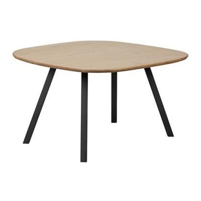 WOOOD Tablo Eettafel met 2-Stand Poot - Eiken - Naturel - 75x130x130