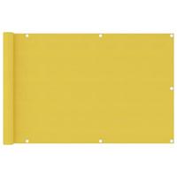 VidaXL Balkonscherm 90x400 cm hdpe geel - thumbnail