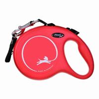 Flexi Producten/ rollijn new classic band rood l8 meter tot 50kg - thumbnail