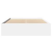 Bedframe massief hout wit 120x200 cm - thumbnail