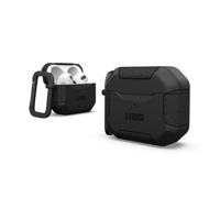 Urban Armor Gear Scout Case voor de Apple AirPods (3e generatie 2021) Case [Wireless Charging compatible/Status LED zichtbaar, gestructureerde TPU, afneembare karabijnhaak] zwart - thumbnail