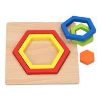 Houten Vormenpuzzel - Zeshoek - thumbnail