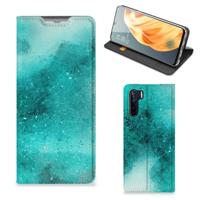 Bookcase OPPO Reno3 | A91 Painting Blue - thumbnail