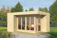 Blokhut Elin 477x351 cm - dubbelwandig - thumbnail