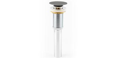 Wastafelplug Ideavit Afsluitbaar Bol Oppervlak Mat Donker Grijs