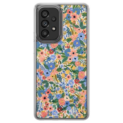 Samsung Galaxy A52 hybride hoesje - Blue gardens Samsung Galaxy A52 hybride hoesje - Blue gardens