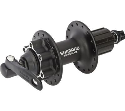 Shimano Achternaaf 8/9/10 speed fh-m525 - 32 gaats - 6 bouts remschijfbevestiging - zwart Shimano Achternaaf 8/9/10 speed fh-m525 - 32 gaats - 6 bouts remschijfbevestiging - zwart