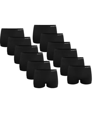 Gianvaglia 12-pak Naadloze dames boxershorts - Seamless ondergoed dames - Multipack - Goedkoop ondergoed