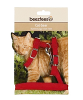 Beeztees Kattentuigje Rood 130cm x 10mm - thumbnail