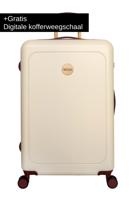 Beige grote koffer - 76 cm - 95 liter - MŌSZ Lauren - thumbnail