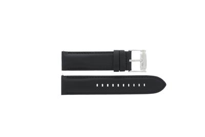 Horlogeband Fossil BQ1279 Leder Zwart 22mm Horlogeband Fossil BQ1279 Leder Zwart 22mm