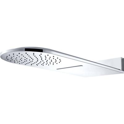 Luxe Wand-Hoofddouche+Waterval 25X60 Chroom Aqua Splash Luxe Wand-Hoofddouche+Waterval 25X60 Chroom Aqua Splash