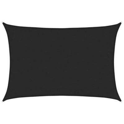 Zonnezeil 160 g/m 2x3 m HDPE zwart Zonnezeil 160 g/m 2x3 m HDPE zwart