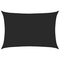 Zonnezeil 160 g/m 2x3 m HDPE zwart - thumbnail