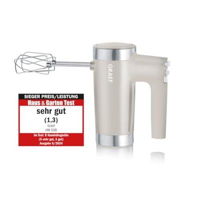 Graef HM508EU Handmixer 600 W Taupe