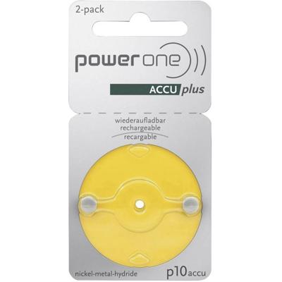 Powerone P10 Oplaadbare batterij voor hoortoestel ZA10 NiMH 12 mAh 1.2 V 2 stuk(s)