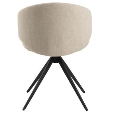 Bendt Draaibare Eetkamerstoel 'Larue' kleur Beige Bendt Draaibare Eetkamerstoel 'Larue' kleur Beige