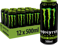 Monster energy zero sugar blik (12x 500ml) - thumbnail