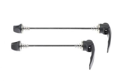 TranzX jd-qr06m wiel snelspannerset voor en achter m5x110/145 zwart