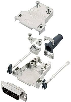 Amphenol L17DTZF09-LJS-RG+L717HDE15P D-sub male connectorset 180 ° Aantal polen: 15 Soldeerkelk 1 stuk(s)