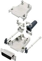 Amphenol L17DTZF09-LJS-RG+L717HDE15P D-sub male connectorset 180 ° Aantal polen: 15 Soldeerkelk 1 stuk(s) - thumbnail