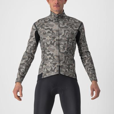 Castelli Unlimited Perfetto RoS 2 fietsjack lange mouw grijs/camo heren XL Castelli Unlimited Perfetto RoS 2 fietsjack lange mouw grijs/camo heren XL