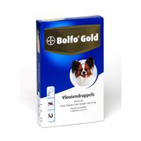 Bolfo Gold 40 Vlooiendruppels voor kleine hond (tot 4 kg) 2 x 4 pipetten - thumbnail