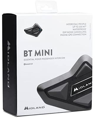 Midland C1410 BT Mini Single Intercomset voor motorrijders Geschikt voor (helm) Universeel Midland C1410 BT Mini Single Intercomset voor motorrijders Geschikt voor (helm) Universeel