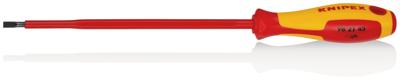 Knipex VDE VDE Platte schroevendraaier Kopbreedte: 4.5 mm Koplengte: 180 mm DIN EN 60900 Knipex VDE VDE Platte schroevendraaier Kopbreedte: 4.5 mm Koplengte: 180 mm DIN EN 60900