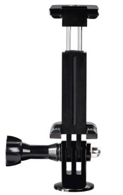 Hama Tafelstatief 1/4 inch Werkhoogte: 20 - 90 cm Zwart Incl. smartphonehouder