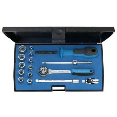 Gedore Dopsleutelset 1/4" 16-dlg. - 1815652 Gedore Dopsleutelset 1/4" 16-dlg. - 1815652