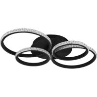 LED Plafondlamp Dimbaar 27W - Rond Mat Zwart - 4000K Natuurlijk Wit - thumbnail