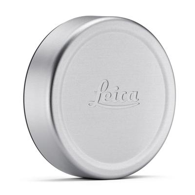 Leica 19660 Lensdop Q, E49, aluminium, zilver geanodiseerde afwerking
