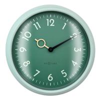 Wandklok 30,5 cm - geruisloos - ABS - NeXtime 'Golden Hour Wall' - thumbnail