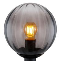 Globo TafellampDallerta zwart met smoke glas - 15216T - thumbnail