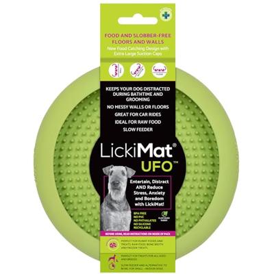 LickiMat® Honden likmat Ufo, groen