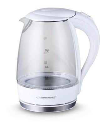 Esperanza EKK011W Waterkoker 1,7 l Wit, Multi kleuren 2200 W